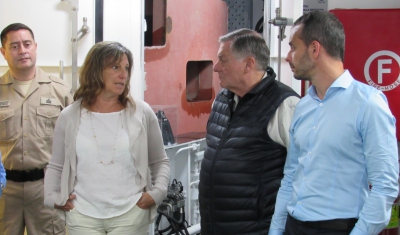 El flamante Subsecretario de Pesca Carlos Liberman visitó por primera vez el INIDEP