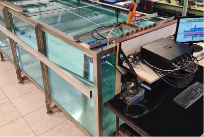 El Gabinete de Hidroacústica visitó las instalaciones de una empresa marplatense que exporta ecosondas a distintos países