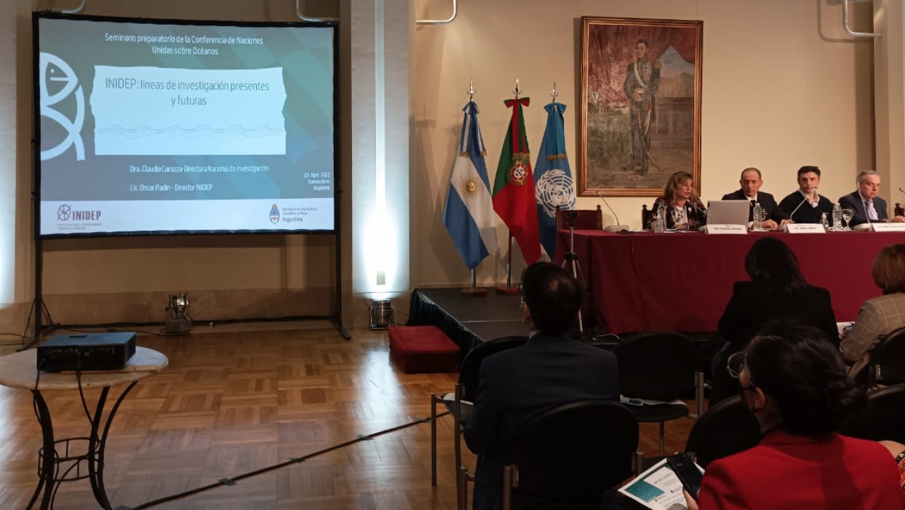 El INIDEP participó del Seminario preparatorio de la Conferencia de Naciones Unidas sobre Océanos