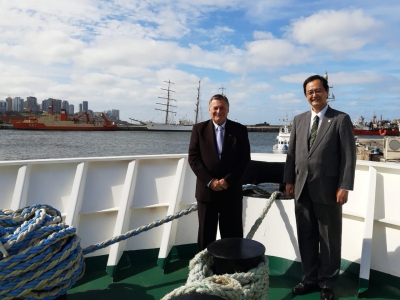 El Embajador de Japón en Argentina visitó el INIDEP
