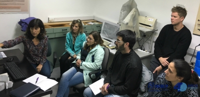 El INIDEP capacitó a agentes de la Secretaría de Pesca de Chubut en el muestreo de merluza