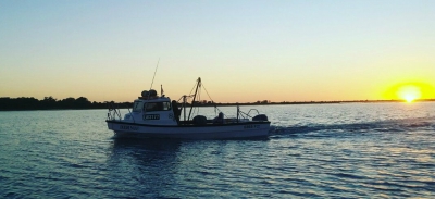 INIDEP inició una nueva campaña de evaluación de juveniles de corvina rubia en la Bahía Samborombón